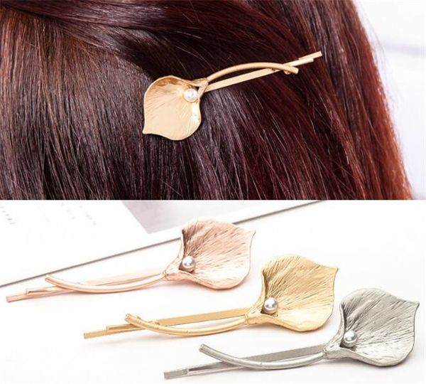 300pcs metal calla lily hair clips simple imitation pearl alloy flower hair pins women barrettes accessories r239, Golden;silver
300pcs metal calla lily hair clips simple imitation pearl alloy flower hair pins women barrettes accessories r239, Golden;silver