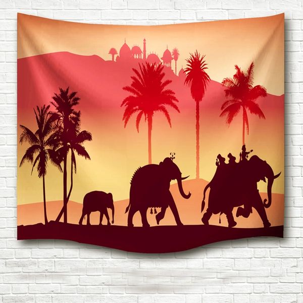 fashion silhouette elephant pattern tapestry sofa bedspread bedroom living room
fashion silhouette elephant pattern tapestry sofa bedspread bedroom living room