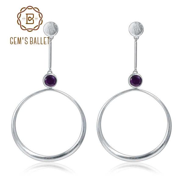 gem's ballet fashion geometric long asymmetry earring 1.63ct natural amethyst circle ear big drop earrings bijoux brincos, Golden;silver
gem's ballet fashion geometric long asymmetry earring 1.63ct natural amethyst circle ear big drop earrings bijoux brincos, Golden;silver
