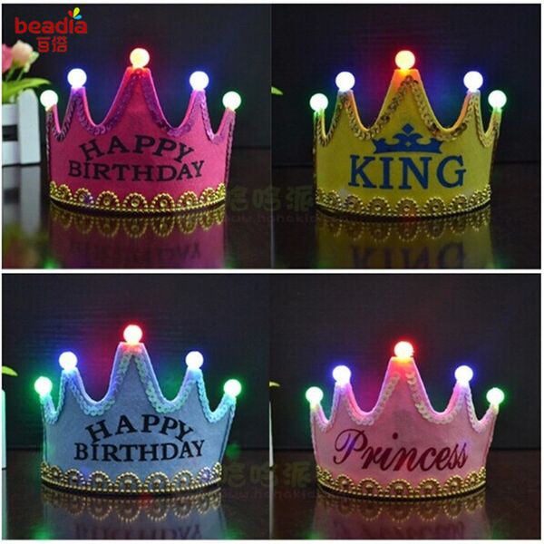 birthday lights crown hats children party caps double layer thicker princess hair cap festive party event hats supplies
birthday lights crown hats children party caps double layer thicker princess hair cap festive party event hats supplies