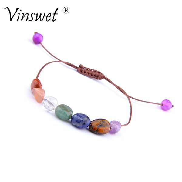 trendy chakra bracelet men fashion multicolor natural stone beads weave rope bracelet for women charm jewelry gifts, Black
trendy chakra bracelet men fashion multicolor natural stone beads weave rope bracelet for women charm jewelry gifts, Black
