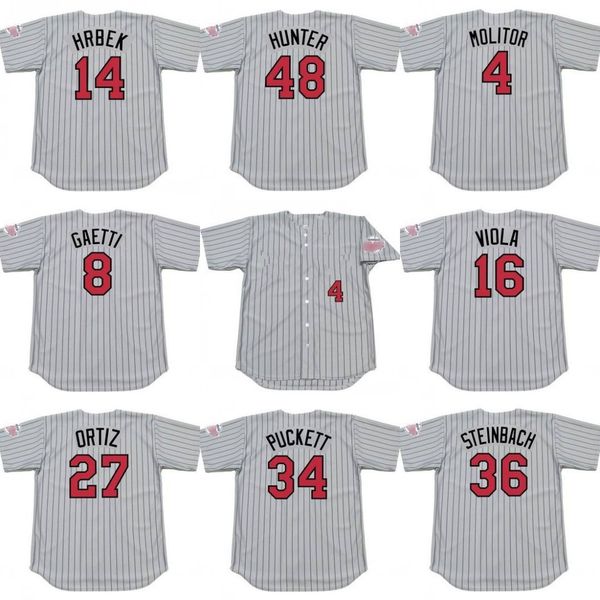 men 8 gary gaetti 4 paul molitor 16 frank viola 14 kent hrbek 36 terry steinbach 34 kirby puckett 48 torii hunter baseball jersey, Blue;black
men 8 gary gaetti 4 paul molitor 16 frank viola 14 kent hrbek 36 terry steinbach 34 kirby puckett 48 torii hunter baseball jersey, Blue;black