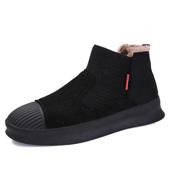 winter plush men boots slip-on ankle boots high-comfortable casual shoes men botas size 39-44, Black
winter plush men boots slip-on ankle boots high-comfortable casual shoes men botas size 39-44, Black