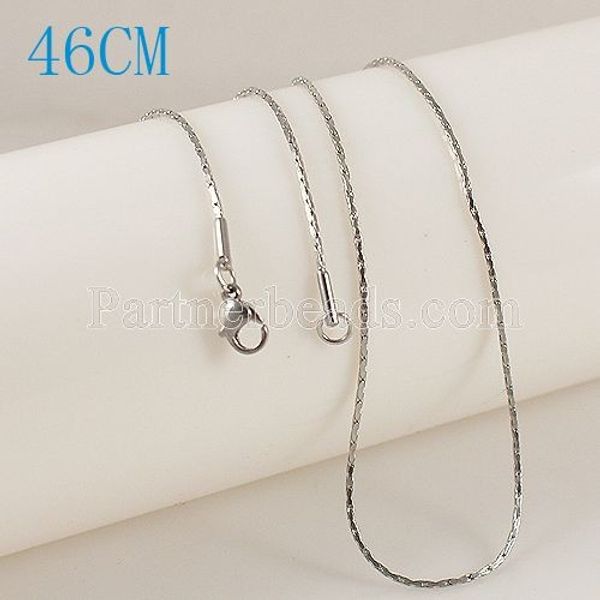 10pcs/lot 46cm stainless steel fashion rope chain fit all jewelry chain necklace fc9007, Silver 
10pcs/lot 46cm stainless steel fashion rope chain fit all jewelry chain necklace fc9007, Silver