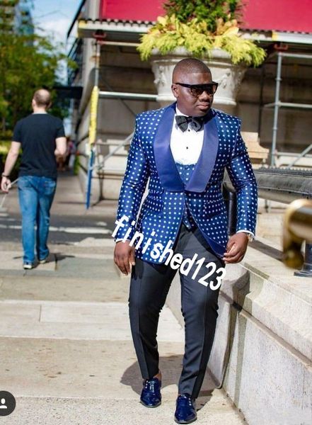 latest design one button blue/black polka dot groom tuxedos shawl lapel groomsmen mens wedding party suits (jacket+pants+vest+tie) d:266, Black;gray
latest design one button blue/black polka dot groom tuxedos shawl lapel groomsmen mens wedding party suits (jacket+pants+vest+tie) d:266, Black;gray