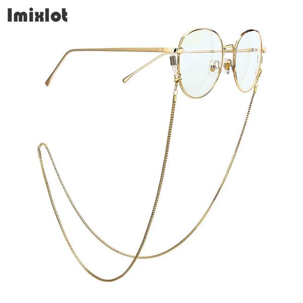 imixlot womens gold eyeglass chains sunglasses reading metal box glasses chain eyewears cord holder neck strap rope
imixlot womens gold eyeglass chains sunglasses reading metal box glasses chain eyewears cord holder neck strap rope