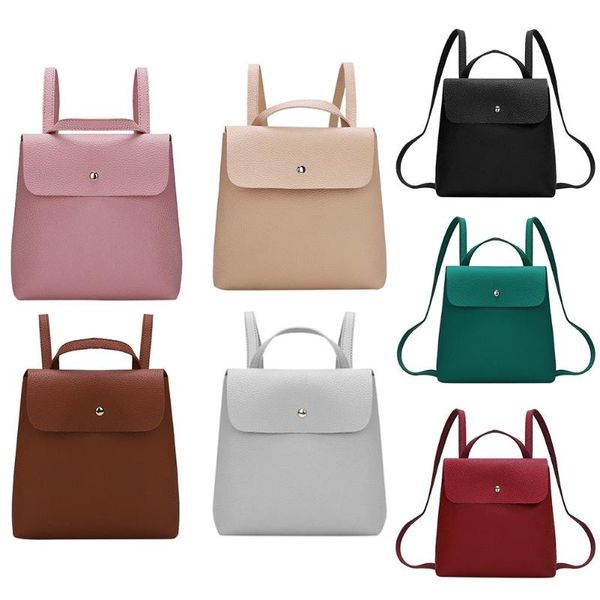 pu soft leather simple backpacks women casual small packet preppy style girls school rucksacks mini shopping bags ladies hasp
pu soft leather simple backpacks women casual small packet preppy style girls school rucksacks mini shopping bags ladies hasp