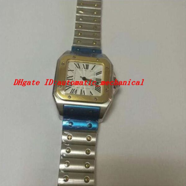 luxury wristwatch galbee 18kt yellow gold and steel x l men's watch 45 mm x 32 mm automatic mens watch watches, Slivery;brown
luxury wristwatch galbee 18kt yellow gold and steel x l men's watch 45 mm x 32 mm automatic mens watch watches, Slivery;brown