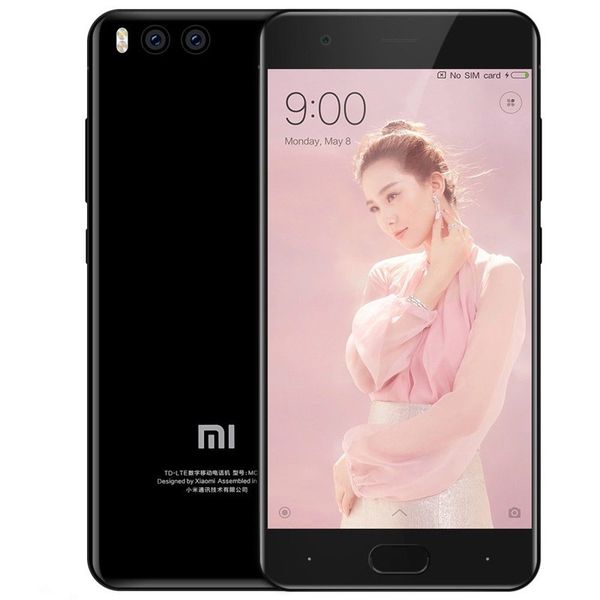 Xiaomi Original Mi6 Mi 6 4G LTE Cell 6GB RAM 64GB 128GB ROM Snapdragon 835 Octa Core Android 5.15 Curved Screen 12MP NFC Fingerprint ID Face Smart Mobile GB B