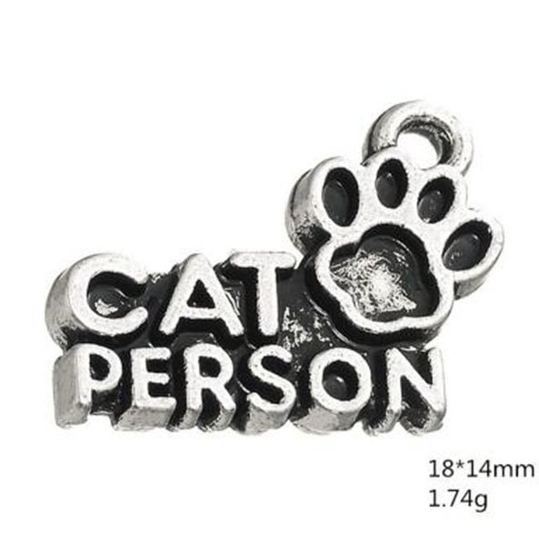 other customized jewelry diy charm word cat person with pawprint charm jewelry, Bronze;silver
other customized jewelry diy charm word cat person with pawprint charm jewelry, Bronze;silver