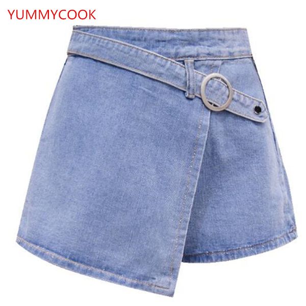 yummycook 2018 summer fashion light color high waist short jeans loose comfortable bag hip a-shaped wide leg shorts female a194, White;black
yummycook 2018 summer fashion light color high waist short jeans loose comfortable bag hip a-shaped wide leg shorts female a194, White;black