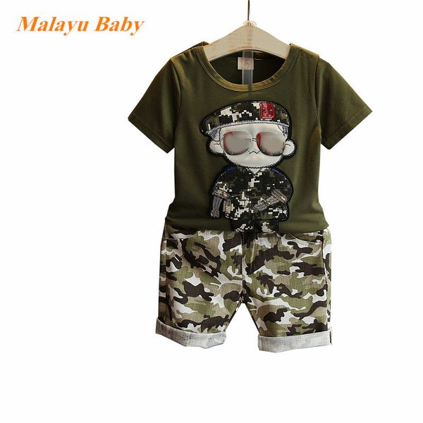 summer children boy clothes 2017 new sets kids 2pcs short sleeves t-shirt toddler suits camouflage shorts child clothing suits, White
summer children boy clothes 2017 new sets kids 2pcs short sleeves t-shirt toddler suits camouflage shorts child clothing suits, White