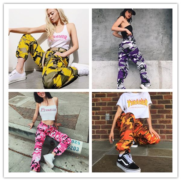 fashion girls harem hip hop dancing pants women cotton camouflage pants army fatigue cargo capris straight multi-pocket trousers, Black;white
fashion girls harem hip hop dancing pants women cotton camouflage pants army fatigue cargo capris straight multi-pocket trousers, Black;white