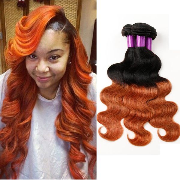 two tone brazilian ombre dark auburn brown human hair 3 bundles brazilian 1b/33# body wave virgin human hair weave extensions deals, Black
two tone brazilian ombre dark auburn brown human hair 3 bundles brazilian 1b/33# body wave virgin human hair weave extensions deals, Black