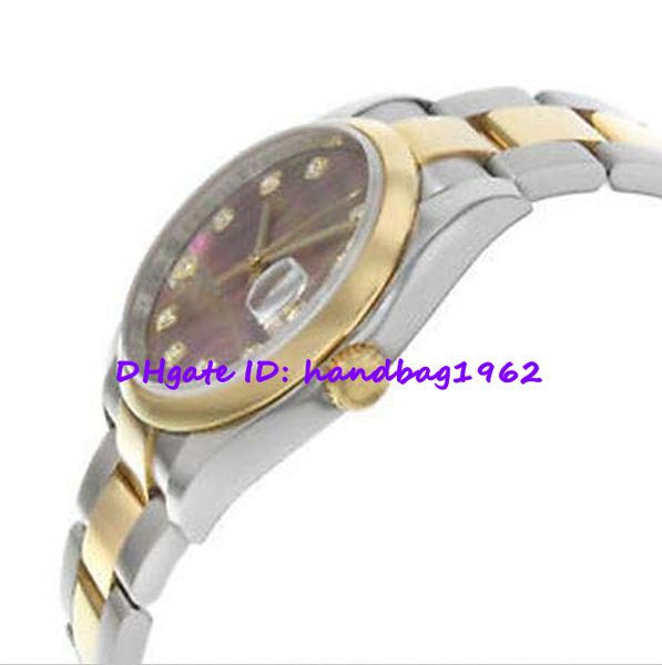 christmas gift luxury mens watches wristwatch 116203 steel 18k yellow gold diamond dial automatic men's watch 36mm, Slivery;brown
christmas gift luxury mens watches wristwatch 116203 steel 18k yellow gold diamond dial automatic men's watch 36mm, Slivery;brown