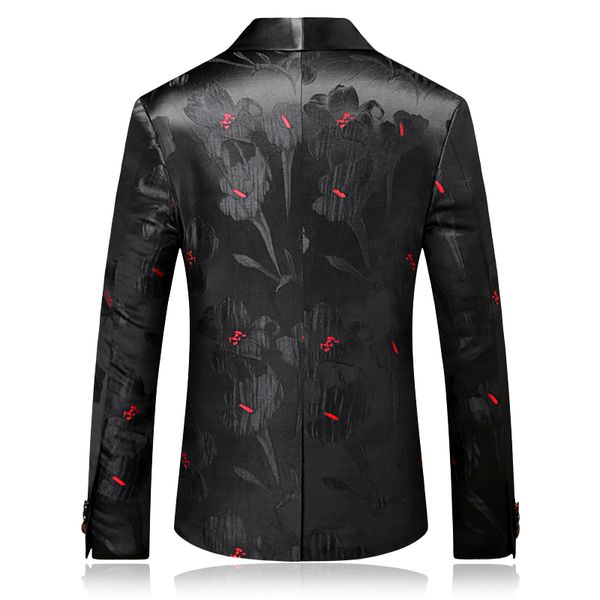 red print jacket stylish luxury shawl collar mens blazer costumes blazer jacket terno masculino dot party stage suit wedding lvuvj, Black
red print jacket stylish luxury shawl collar mens blazer costumes blazer jacket terno masculino dot party stage suit wedding lvuvj, Black