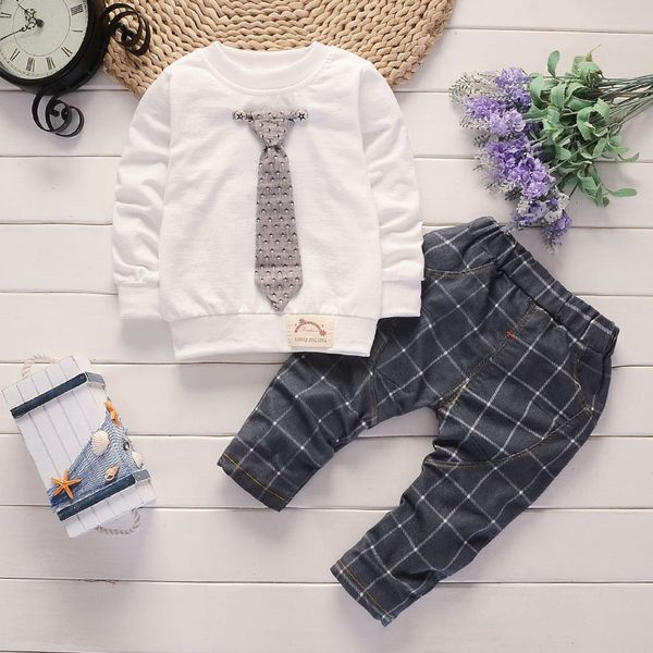 children sets kids boys cotton casual +pants 2pcs clothes baby boys clothing suits, White
children sets kids boys cotton casual +pants 2pcs clothes baby boys clothing suits, White