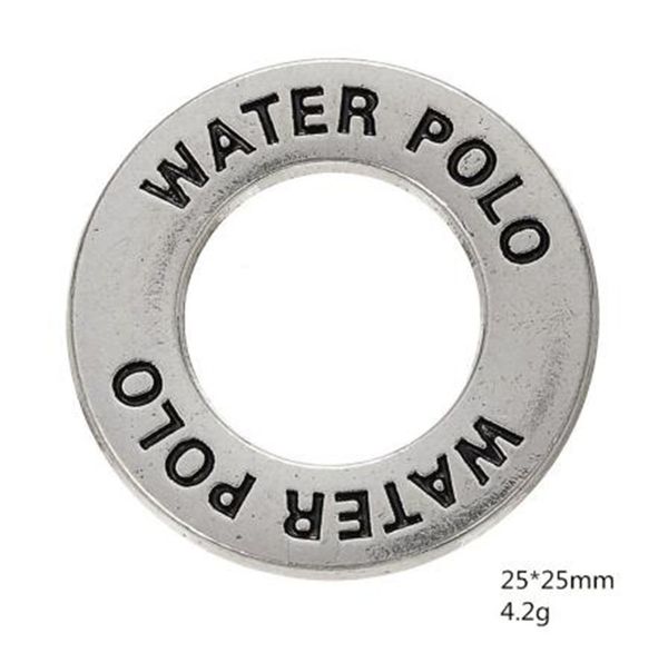 water polo ball sports charm double sided other customized jewelry, Bronze;silver
water polo ball sports charm double sided other customized jewelry, Bronze;silver