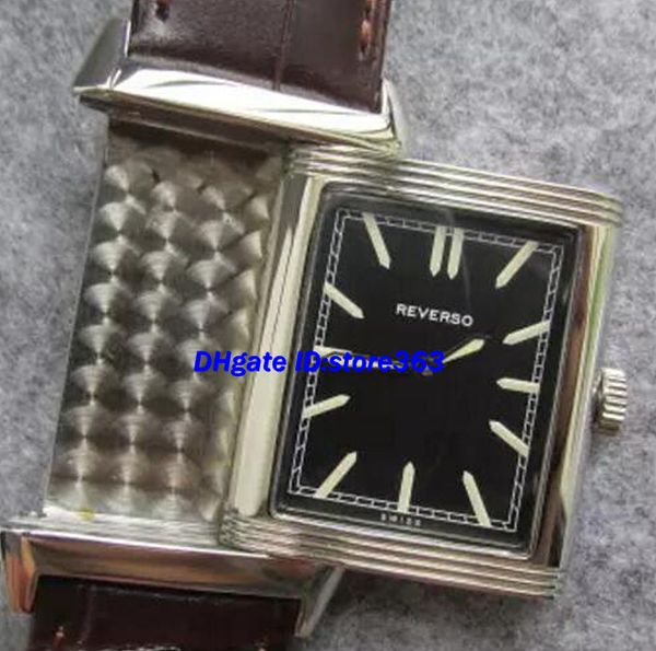 luxury watch reverso men women quartz watch wristwatch 1000 hours control nice birthday gift, Slivery;brown
luxury watch reverso men women quartz watch wristwatch 1000 hours control nice birthday gift, Slivery;brown