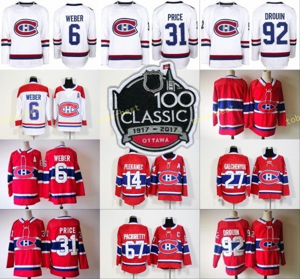 100th Classic Montreal Canadiens Carey Price Jersey Max Pacioretty Shea Weber Andrew Shaw Brendan Gallagher Jonathan Drouin White Red 
100th Classic Montreal Canadiens Carey Price Jersey Max Pacioretty Shea Weber Andrew Shaw Brendan Gallagher Jonathan Drouin White Red