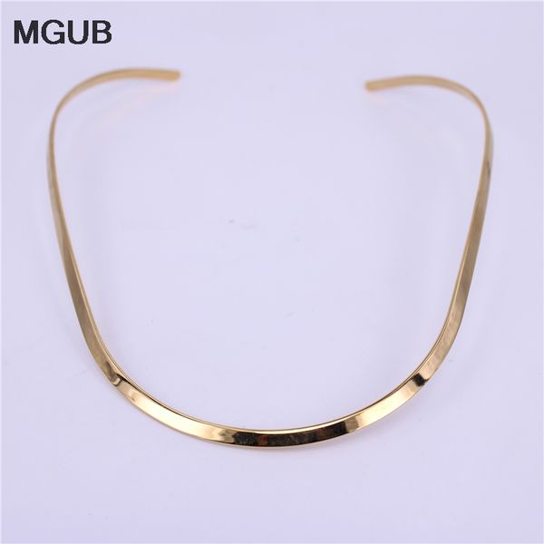 mgub new 4mm wide stainless steel jewelry collar female fashion accessories adjustable size lh540, Silver
mgub new 4mm wide stainless steel jewelry collar female fashion accessories adjustable size lh540, Silver