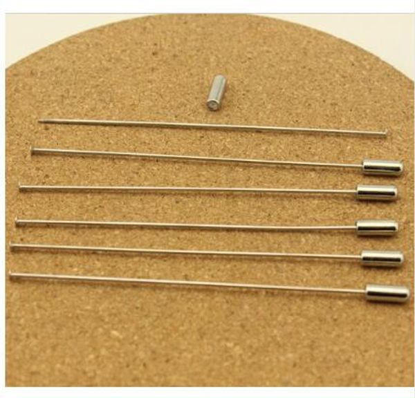 10pcs/lot (6cm length) copper rhodium color brooch pin safety pins with ser ends f1775, Silver
10pcs/lot (6cm length) copper rhodium color brooch pin safety pins with ser ends f1775, Silver
