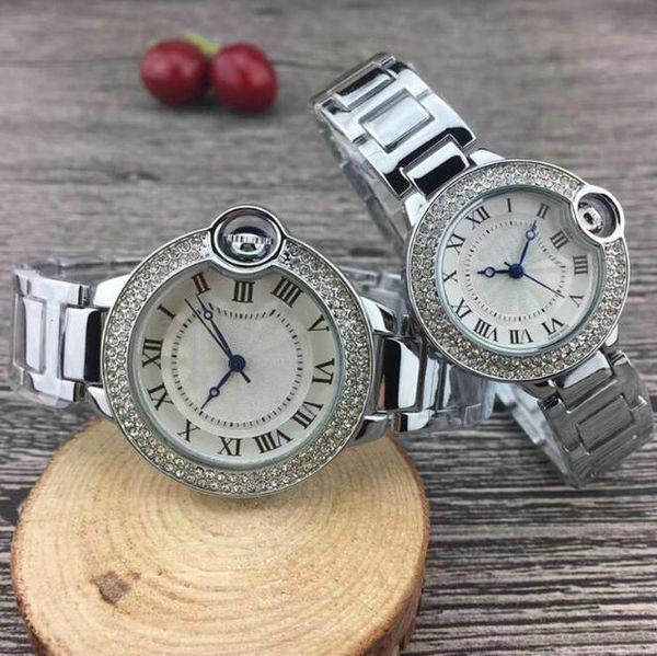 2018 Fashion Top Famous Brand Man watch stainless steel wristwatch Women Dress Watch Quartz Clock Steel lovers' watch Diamond bezel
2018 Fashion Top Famous Brand Man watch stainless steel wristwatch Women Dress Watch Quartz Clock Steel lovers' watch Diamond bezel