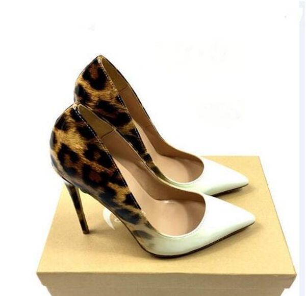 bond fide 2018 genuine patent leather white leopard women wedding shoes ultra thin red bottom high heels pumps size 34-44, Black
bond fide 2018 genuine patent leather white leopard women wedding shoes ultra thin red bottom high heels pumps size 34-44, Black