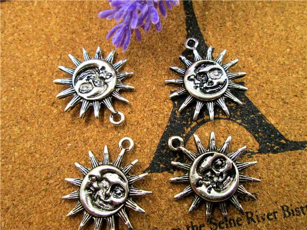 18pcs sun and moon pewter charm , silver tone sun and moon charm pendant 25x30mm, Bronze;silver
18pcs sun and moon pewter charm , silver tone sun and moon charm pendant 25x30mm, Bronze;silver