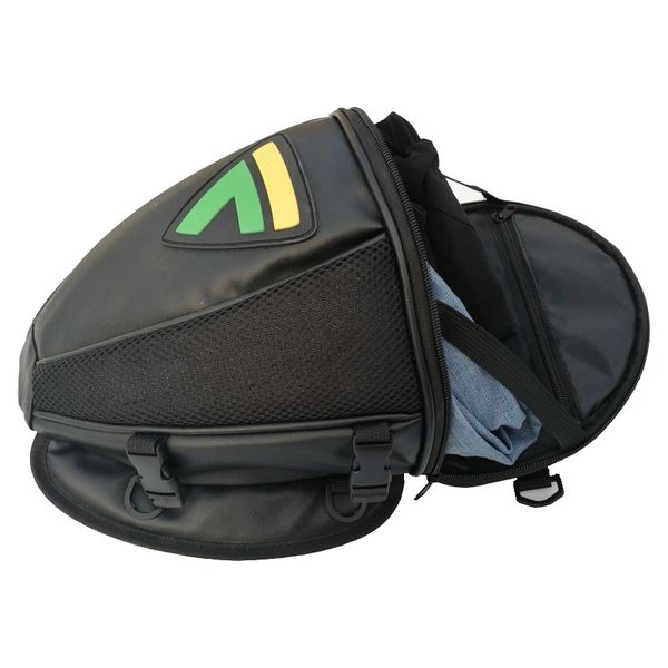 

universal black oil fuel tank bag magnetic motorcycle motorbike oil fuel saddle bag waterproof riding handbag tank
