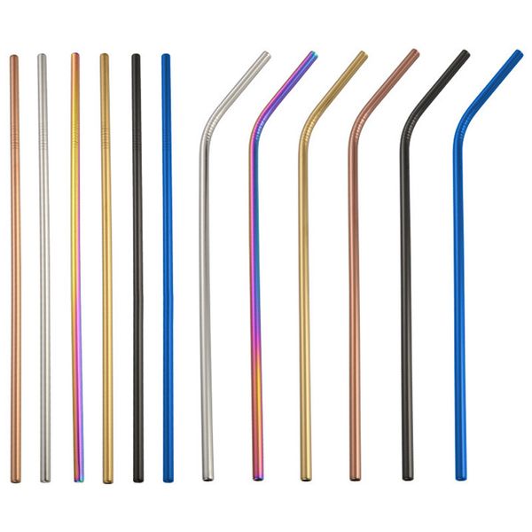 20pcs colorful 21.5cm stainless steel drinking straw straight bent reusable straws juice party bar drinking straw wholesale new
20pcs colorful 21.5cm stainless steel drinking straw straight bent reusable straws juice party bar drinking straw wholesale new