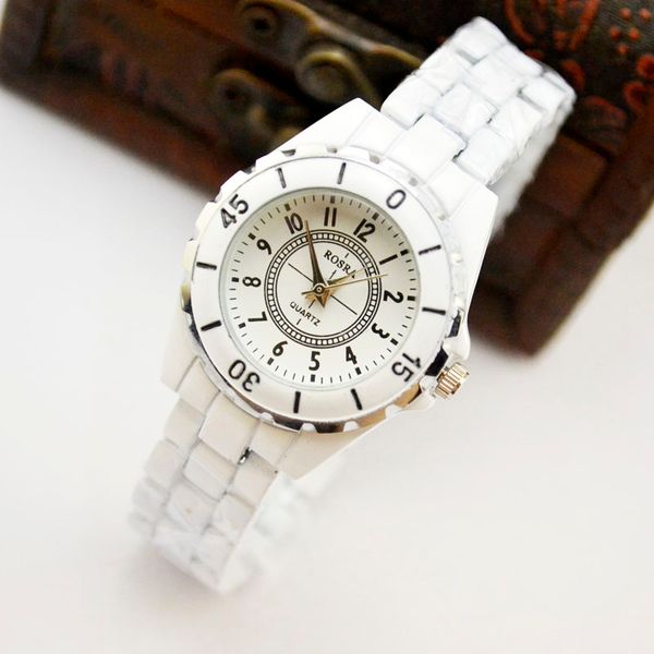 ladies' white ceramic paint, ladies watch, men's watch, korean fashion quartz watch lovers watch, Slivery;brown
ladies' white ceramic paint, ladies watch, men's watch, korean fashion quartz watch lovers watch, Slivery;brown