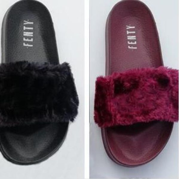 Leadcat Fenty Rihanna Faux Fur Slippers Women Girls Sandals Fashion Scuffs Black Pink Red Grey Blue Slides High Quality
Leadcat Fenty Rihanna Faux Fur Slippers Women Girls Sandals Fashion Scuffs Black Pink Red Grey Blue Slides High Quality