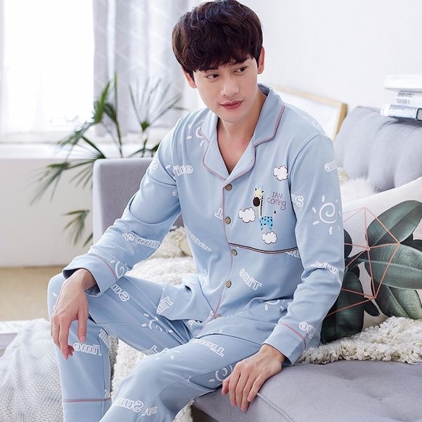 autumn casual plaid pajamas pants cotton long sleeve sleepwear for men lounge wear pijama clothes leisure pyjama homme homewear, Black;brown
autumn casual plaid pajamas pants cotton long sleeve sleepwear for men lounge wear pijama clothes leisure pyjama homme homewear, Black;brown