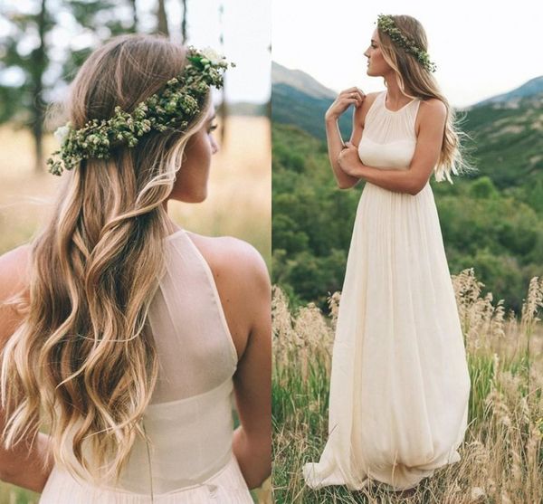 vintage gothic ivory country wedding dresses simple floor length chiffon beach bridal gowns robe de mariée longue 2019 bohemian, White
vintage gothic ivory country wedding dresses simple floor length chiffon beach bridal gowns robe de mariée longue 2019 bohemian, White