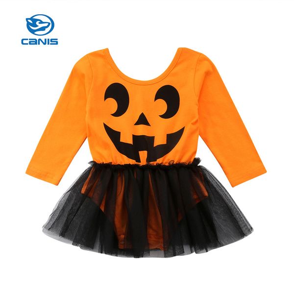2018 new spring autumn baby girls long sleeve pumpkin print romper tutu tulle dress halloween baby infants girls clothes, Red;yellow
2018 new spring autumn baby girls long sleeve pumpkin print romper tutu tulle dress halloween baby infants girls clothes, Red;yellow
