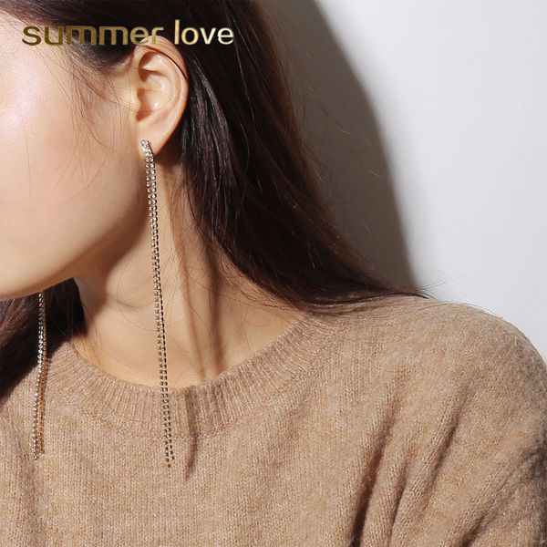 exaggerated long crystal beads earrings for women jewelry accessories elegant full rhinestone dangle drop earring wholesale new arrival 17cm, Silver
exaggerated long crystal beads earrings for women jewelry accessories elegant full rhinestone dangle drop earring wholesale new arrival 17cm, Silver