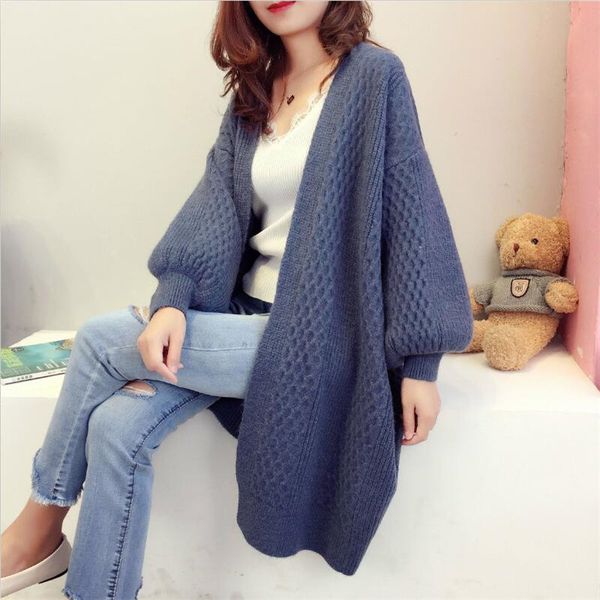 autumn winter oversized v-neck cardigan coat 2018 women casual long knitwears jumper cardigan maxi sweater outwears one s, White;black
autumn winter oversized v-neck cardigan coat 2018 women casual long knitwears jumper cardigan maxi sweater outwears one s, White;black