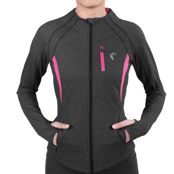 j. carp women's running yoga workout jacket, full zip, two side pocket with thumb holes, lightweight moisture wicking coat, Black;red
j. carp women's running yoga workout jacket, full zip, two side pocket with thumb holes, lightweight moisture wicking coat, Black;red