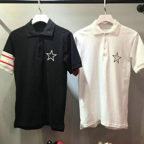 2018 new summer fashion designer brand tag clothing men red striped star letter print polo t-shirt turn-down collar cotton casual tshirt tee
2018 new summer fashion designer brand tag clothing men red striped star letter print polo t-shirt turn-down collar cotton casual tshirt tee