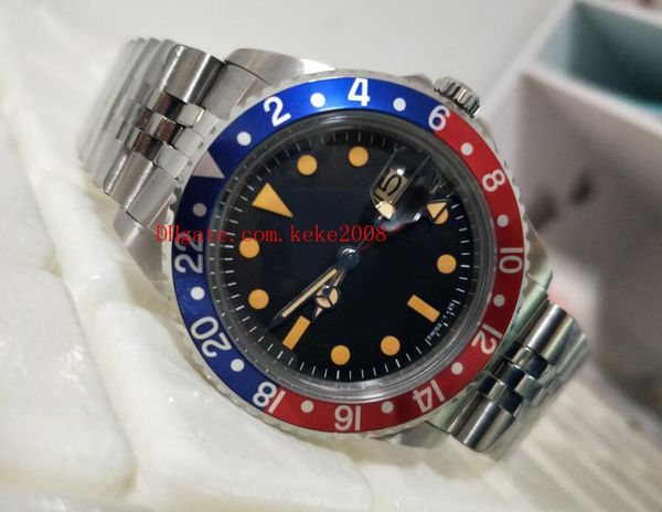 luxury watch bp factory 40mm gmt vintage 1675 pepsi cola ceramic bezel sapphire asia 2813 movement mechanical automatic mens watches, Slivery;brown
luxury watch bp factory 40mm gmt vintage 1675 pepsi cola ceramic bezel sapphire asia 2813 movement mechanical automatic mens watches, Slivery;brown