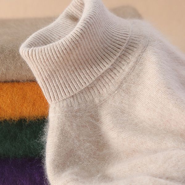 super warm mink cashmere soft fur fleece turtleneck sweaters and pullovers for women autumn winter jumper female jumper, White;black
super warm mink cashmere soft fur fleece turtleneck sweaters and pullovers for women autumn winter jumper female jumper, White;black