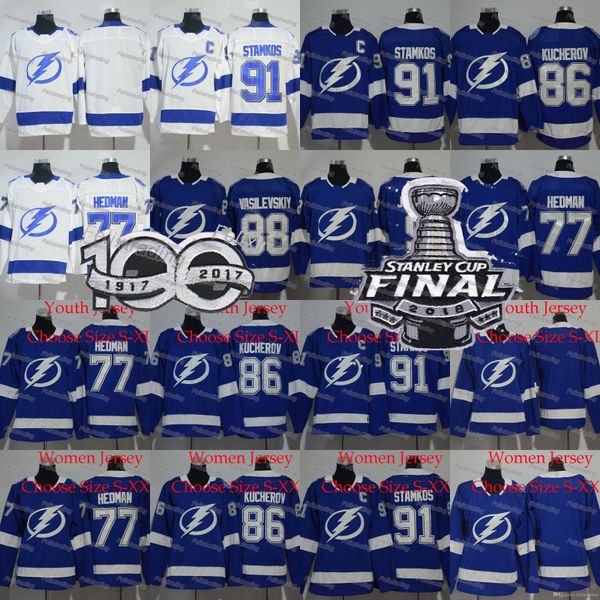88 Andrei Vasilevskiy 2018 Stanley Cup Final 9 Tyler Johnson 77 Victor Hedman Nikita Kucherov Steven Stamkos Tampa Bay Lightning Jersey
88 Andrei Vasilevskiy 2018 Stanley Cup Final 9 Tyler Johnson 77 Victor Hedman Nikita Kucherov Steven Stamkos Tampa Bay Lightning Jersey