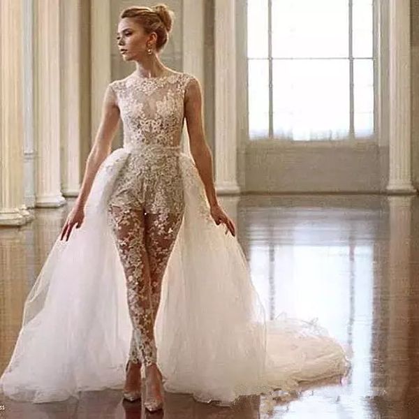 2018 modest wedding dresses with detachable train bateau neck cap sleeve illusion bodice wedding bridal gowns, White
2018 modest wedding dresses with detachable train bateau neck cap sleeve illusion bodice wedding bridal gowns, White