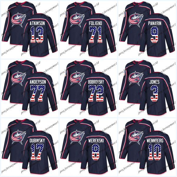 Youth USA Flag Stitched Columbus Blue Jackets Cam Atkinson Sergei Bobrovsky Artemi Panarin Nick Foligno Seth Jones 2018 New Hockey Jersey
Youth USA Flag Stitched Columbus Blue Jackets Cam Atkinson Sergei Bobrovsky Artemi Panarin Nick Foligno Seth Jones 2018 New Hockey Jersey