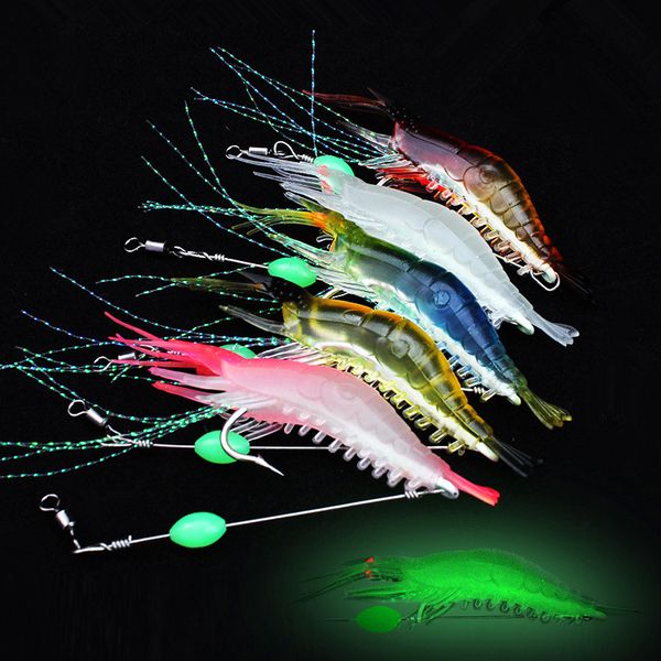 10pcs 6-color 9cm 5.5g Luminous Shrimp Hook Fishing Hooks Fishhooks Soft Baits & Lures Artificial Bait Pesca Fishing Tackle Accessories
10pcs 6-color 9cm 5.5g Luminous Shrimp Hook Fishing Hooks Fishhooks Soft Baits & Lures Artificial Bait Pesca Fishing Tackle Accessories