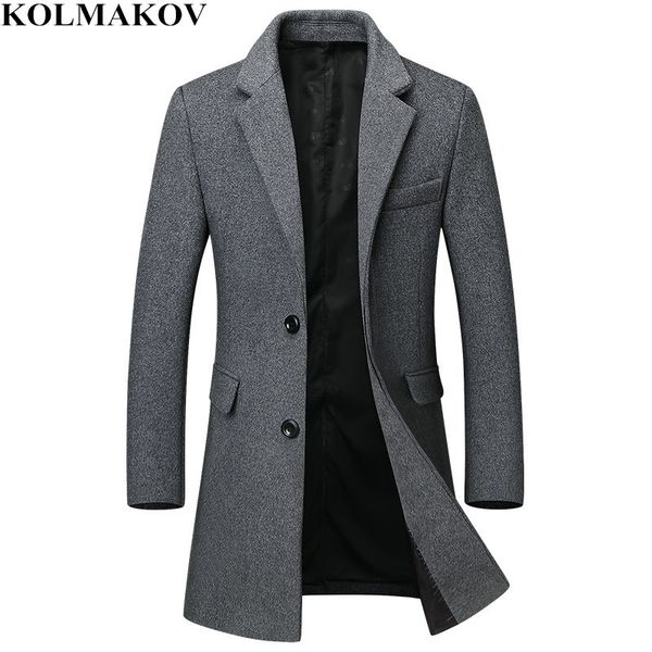 2018 new men's woolen coats classic casual long overcoats autumn winter mens thick wool windbreaker slim fit plus size m-3xl, Black
2018 new men's woolen coats classic casual long overcoats autumn winter mens thick wool windbreaker slim fit plus size m-3xl, Black