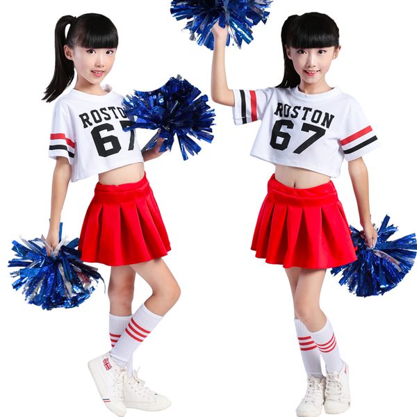 kids girls shoulder off t-shirt cheerleading cosplay costumes performance dancing wear teenager boy girls dress school uniform, Black;red
kids girls shoulder off t-shirt cheerleading cosplay costumes performance dancing wear teenager boy girls dress school uniform, Black;red
