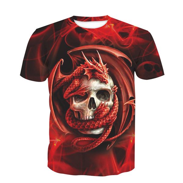 men/womens 3d t-shirt dragon skulls print short sleeve funny t-shirts harajuku fitness casual shirt u952, White;black
men/womens 3d t-shirt dragon skulls print short sleeve funny t-shirts harajuku fitness casual shirt u952, White;black