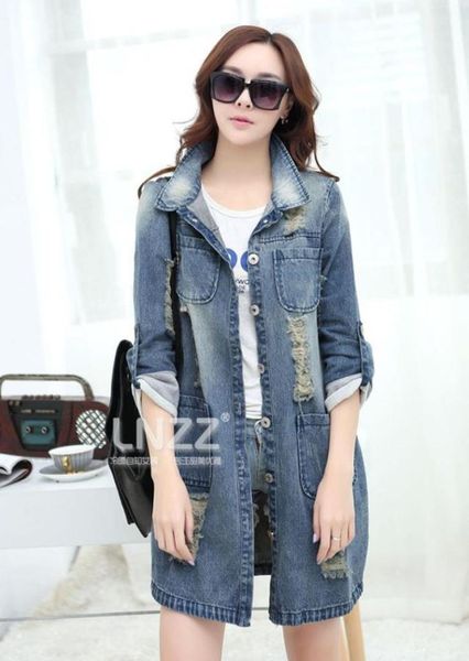 s-6xl autumn winter women mom plus size vintage long denim cardigan jacket jaqueta feminina vintage hole jean bf oversize coat, Black;brown
s-6xl autumn winter women mom plus size vintage long denim cardigan jacket jaqueta feminina vintage hole jean bf oversize coat, Black;brown
